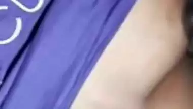 Dark nipples bhabhi nude private cam show at night