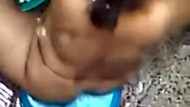 Man prefers to hide and peep on sex Desi doing laundry in a XXX way