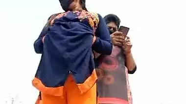 One of the best outdoor sex MMS videos of two lesbian sluts
