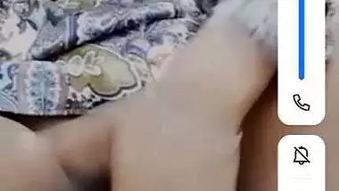 Early morning nude show with fingering of horny babe