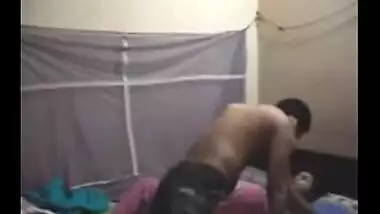 Indian porn tube of sexy figure hostel girl fucked by senior student
