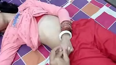Indian married couple first night full romance sex with hindi audio DESISLIMGIRL part 1