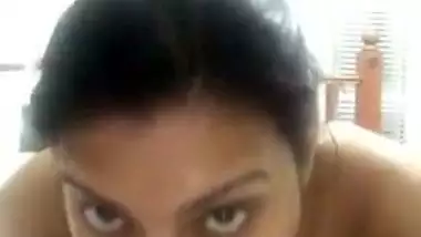 Young and horny girl enjoys with a big dildo