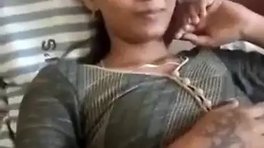 Desi Aunty removing her new Grls dress and saying aap jaisa ldki ko bahuth paisa milega idhar