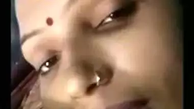 Village lady exposing nipple